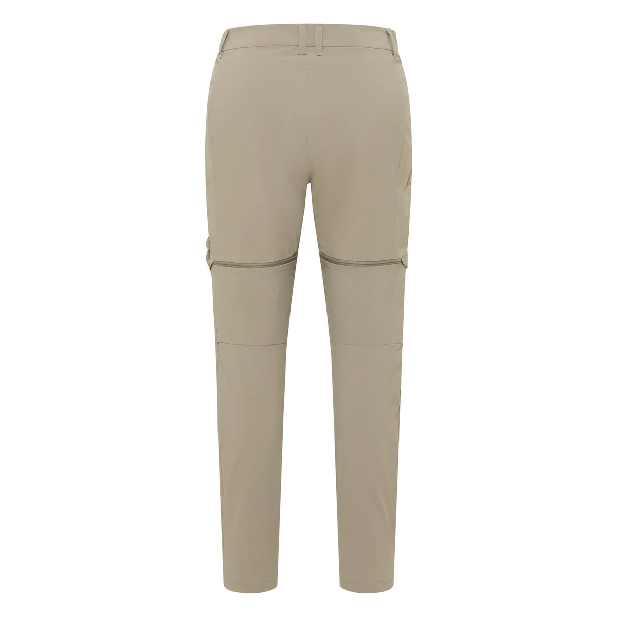 Stone - Back - Jack Wolfskin Womens-Ladies Hikeout Zip-Off Hiking Trousers