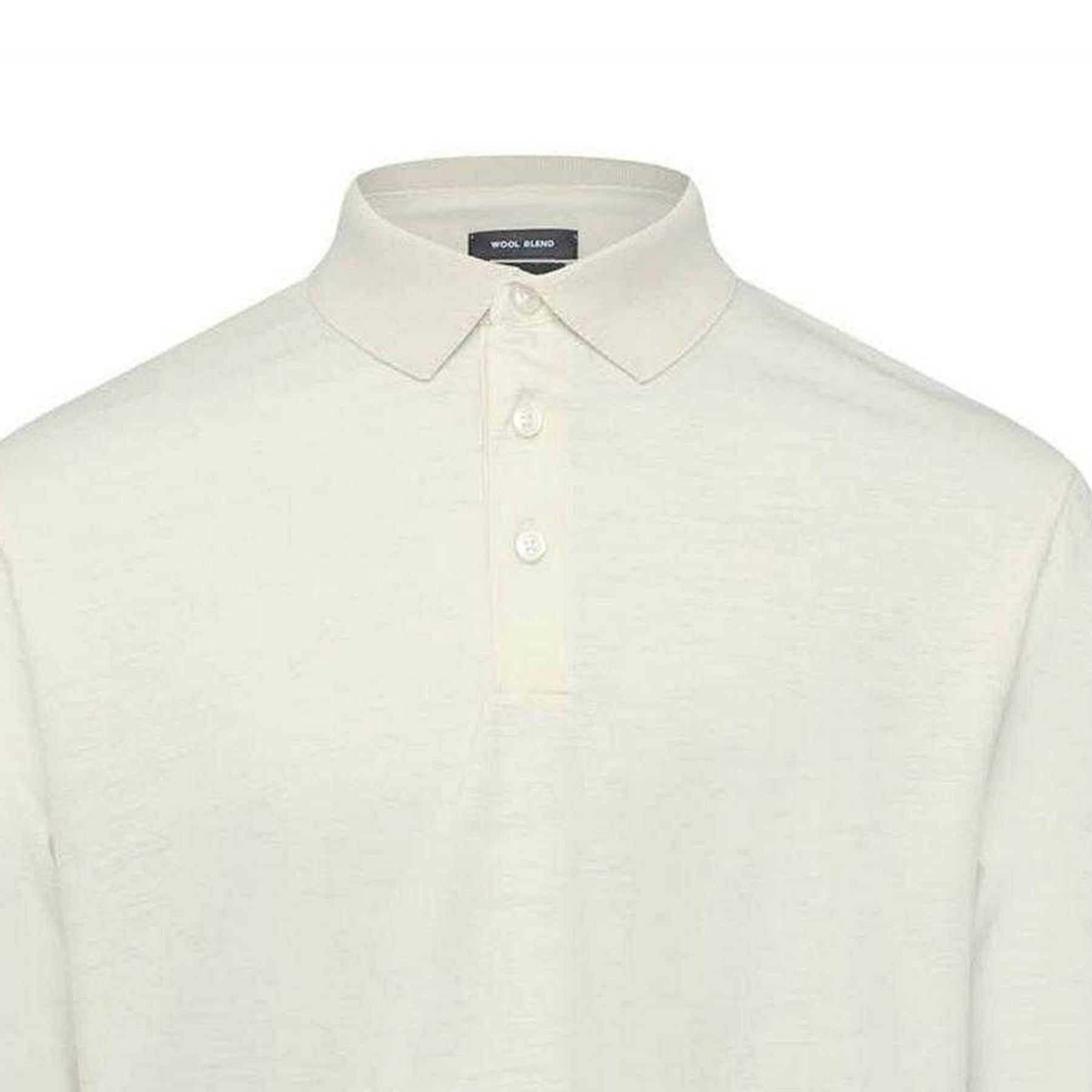 White - Side - Boss Mens Pado 110 Long-Sleeved Polo Shirt