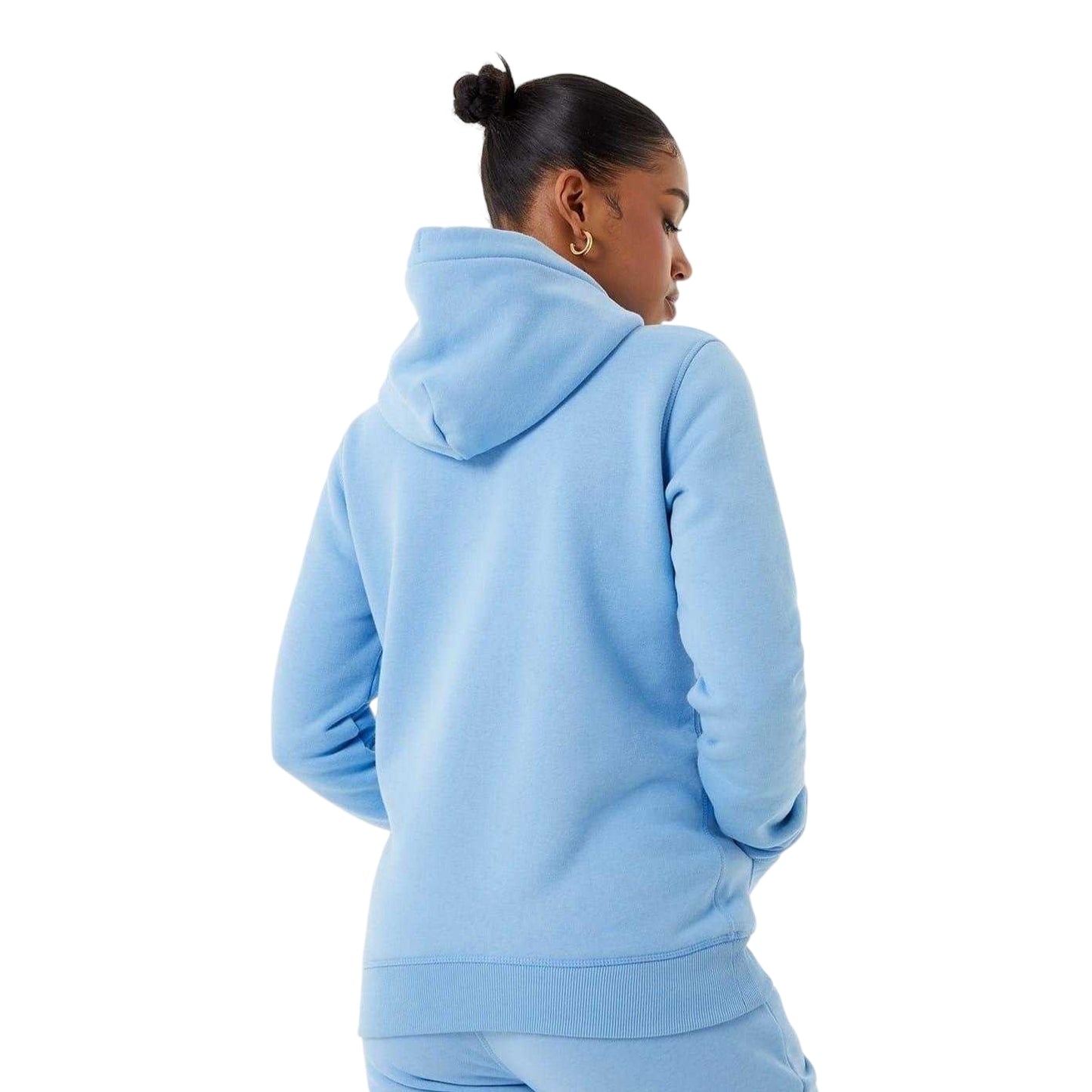 Blue - Back - Jack Wills Womens-Ladies Astbury Pheasant Logo Relaxed Fit Hoodie