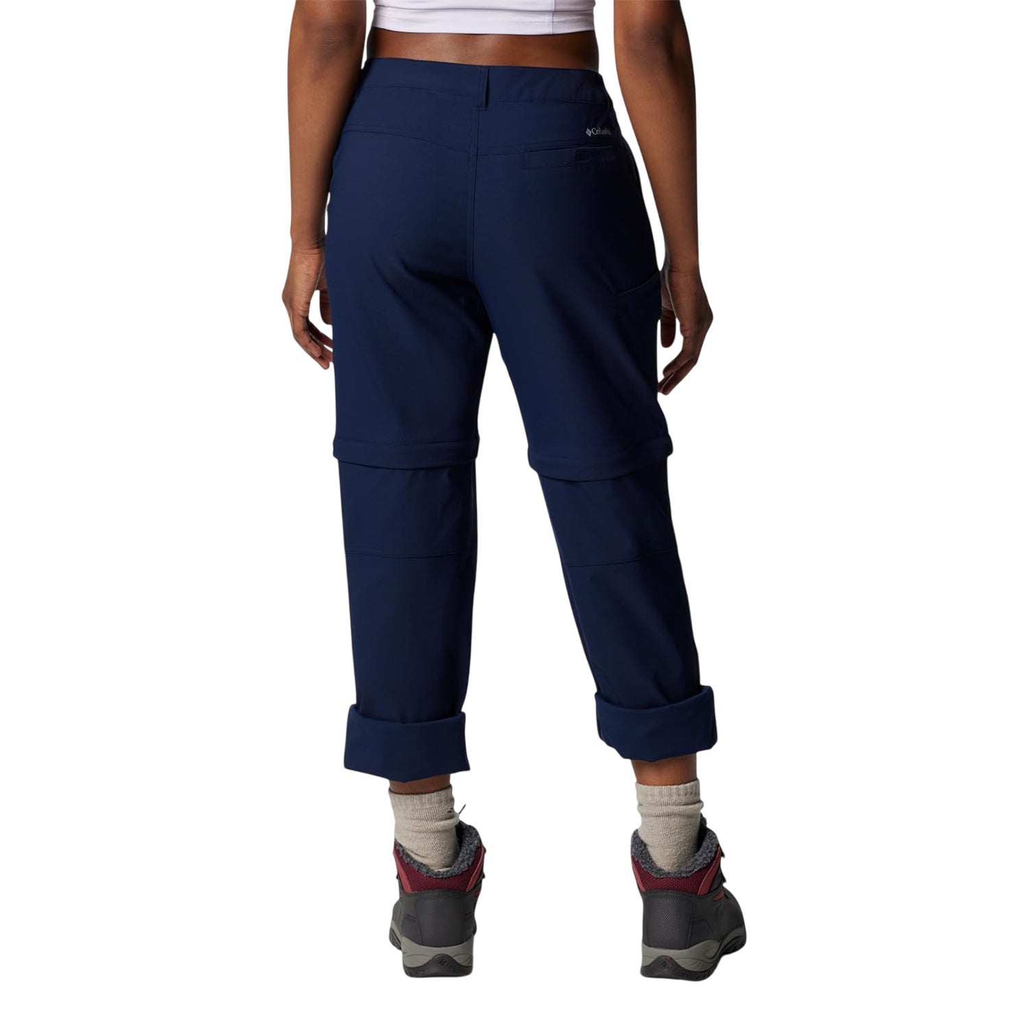 Navy - Back - Columbia Womens-Ladies Leslie Convertible Cargo Trousers