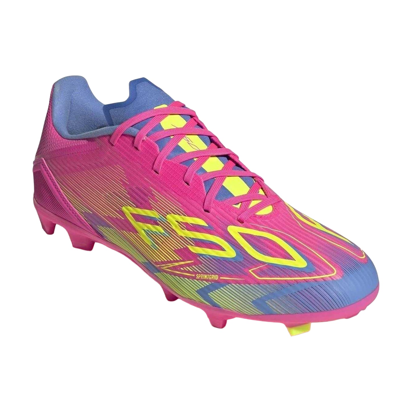Lucid Blue-Lemon - Lifestyle - Adidas Mens F50 League Football Boots