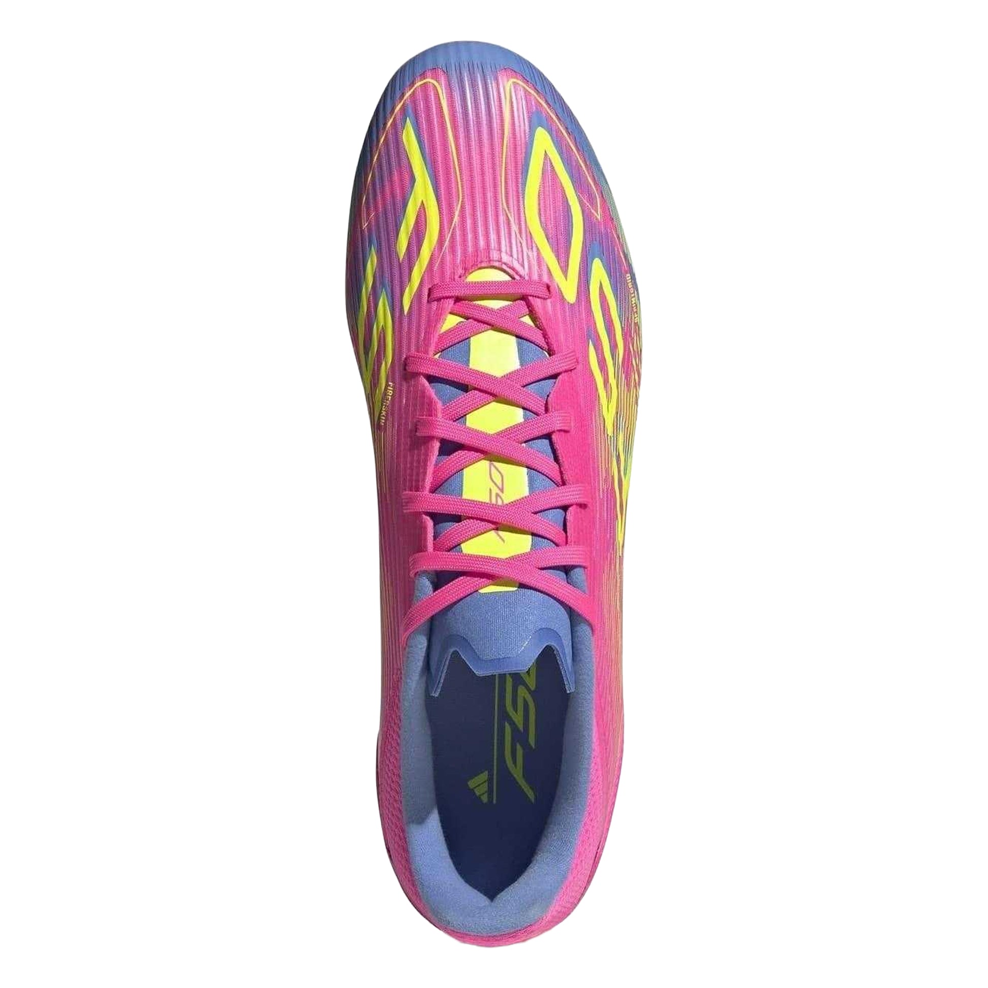 Lucid Blue-Lemon - Pack Shot - Adidas Mens F50 League Football Boots