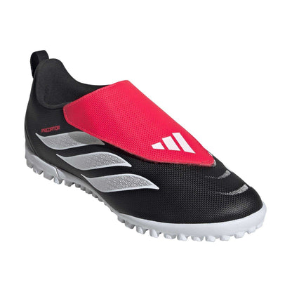 Black-Red - Lifestyle - Adidas Childrens-Kids Predator Club VEL Football Boots