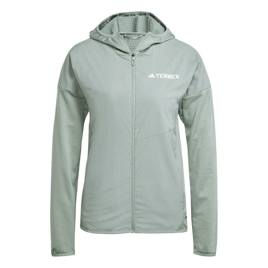 Silver Green - Front - Adidas Womens-Ladies Game Time Logo Woven Sports Tracksuit