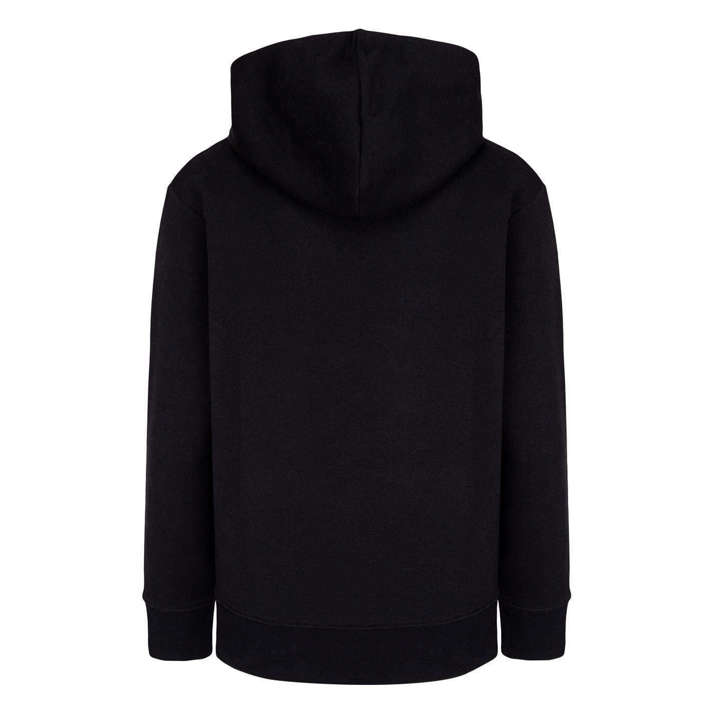 Black - Back - Jump Boys Logo Fleece Hoodie