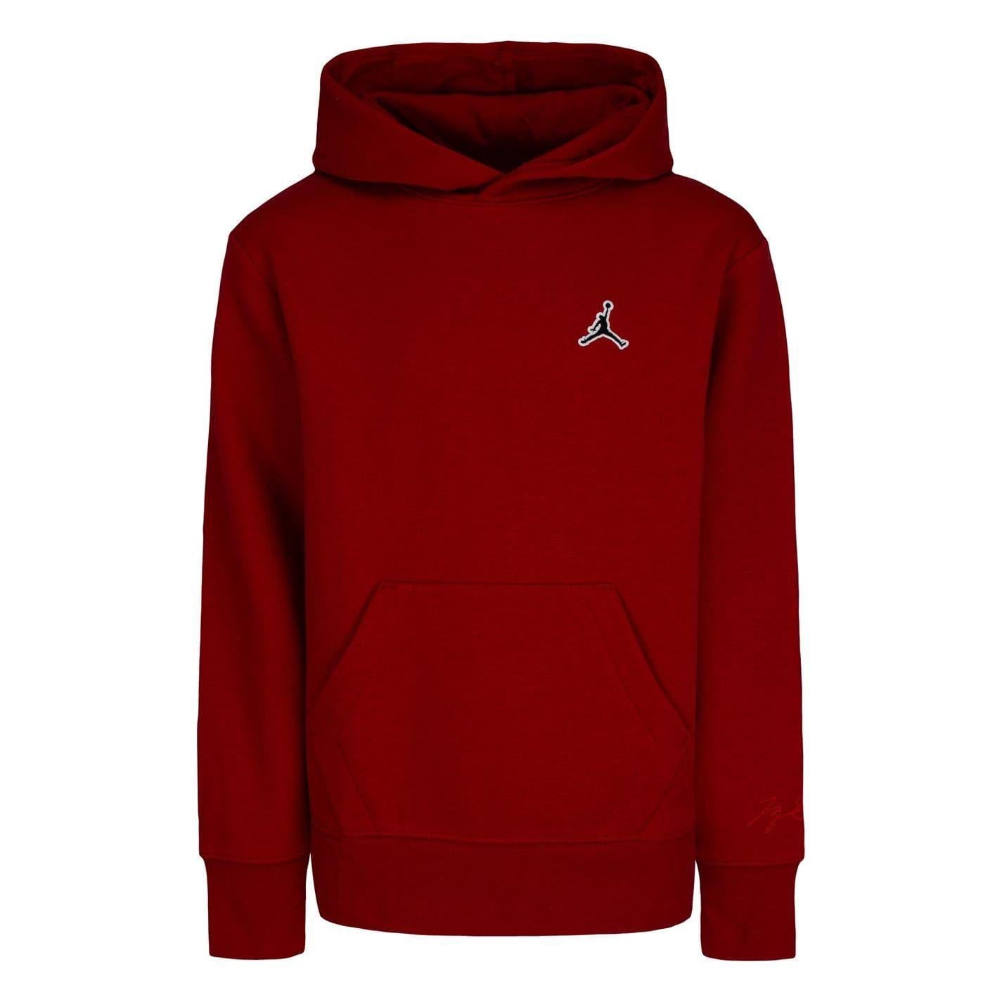 Red - Front - Jump Boys Logo Fleece Hoodie