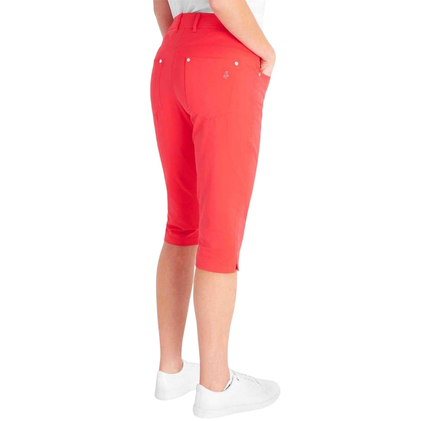 Poppy - Back - Calvin Klein Womens-Ladies Cropped Golf Trousers