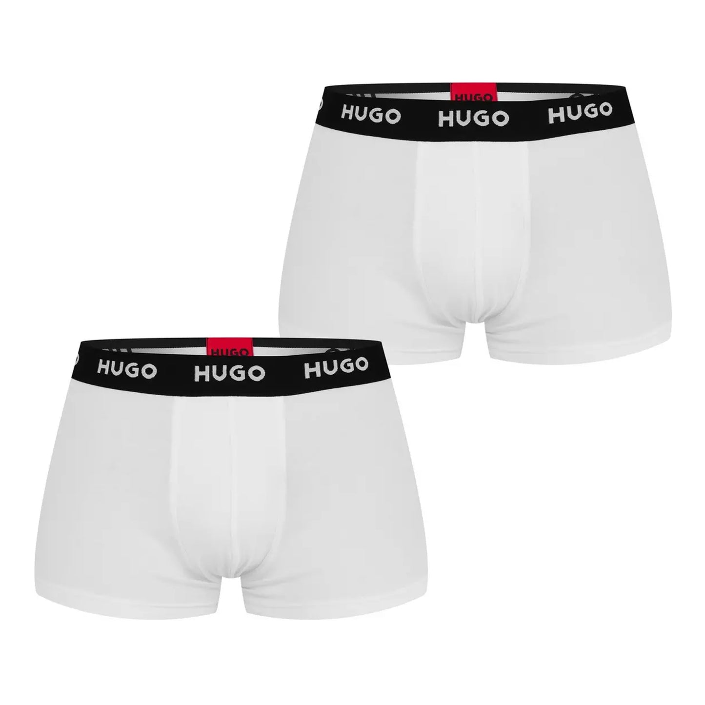 White - Side - Hugo Mens Boxer Shorts (Pack of 3)