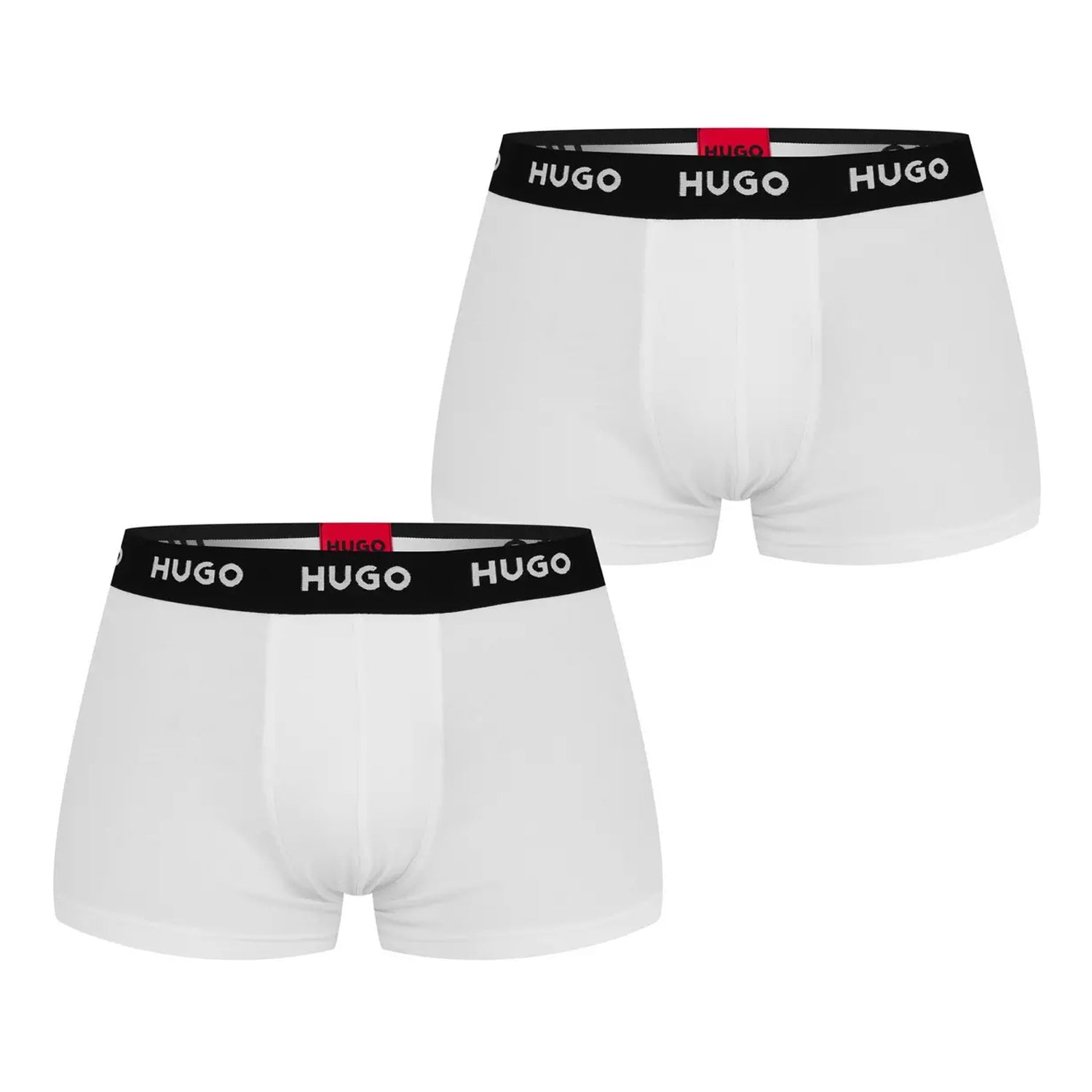 White - Side - Hugo Mens Boxer Shorts (Pack of 3)
