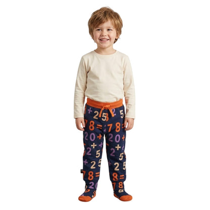 Multicoloured - Back - Lilly & Sid Childrens-Kids Numbers Regular Joggers