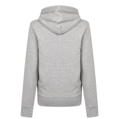 Grey Marl - Back - Firetrap Womens-Ladies Large Logo Hoodie