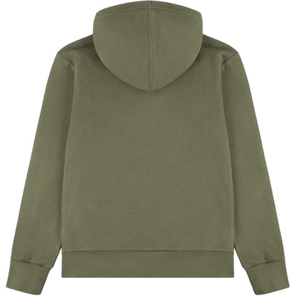 Olivine Green - Back - Levis Childrens-Kids Batwing Logo Cotton Hoodie