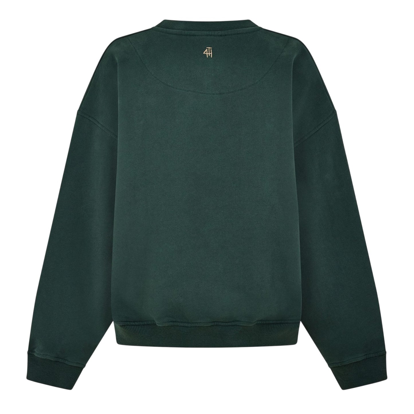 Green - Back - 4th & Reckless Womens-Ladies Windsor Embroidered Logo Sweatshirt