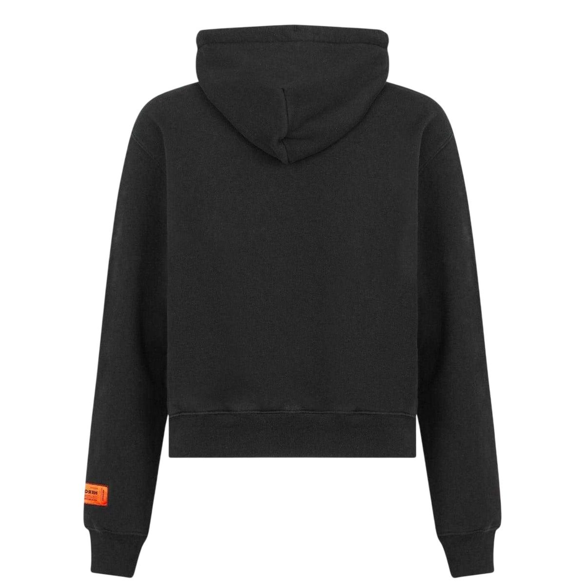 Black - Back - Heron Preston Mens Abstract Hoodie