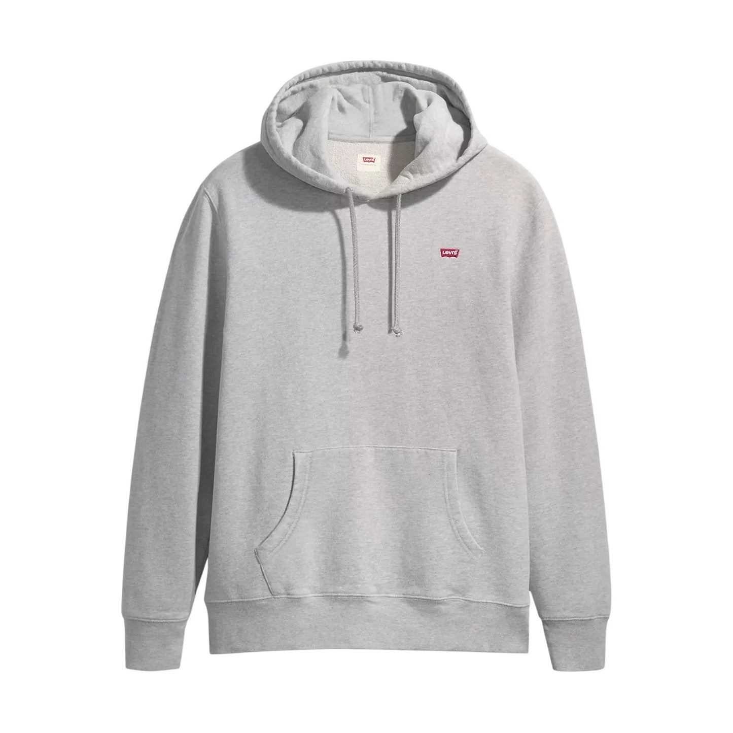 Mid Grey - Front - Levis Mens Pullover Hoodie