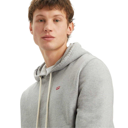 Mid Grey - Side - Levis Mens Pullover Hoodie