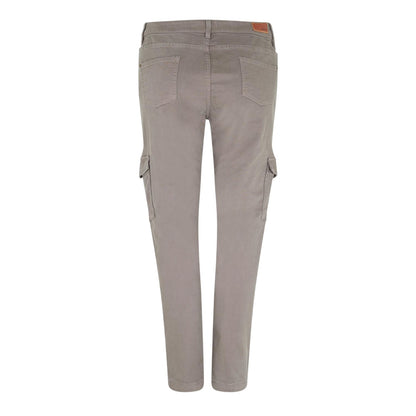 Grey - Back - Musto Womens-Ladies Utility Pocket Straight Leg Trousers