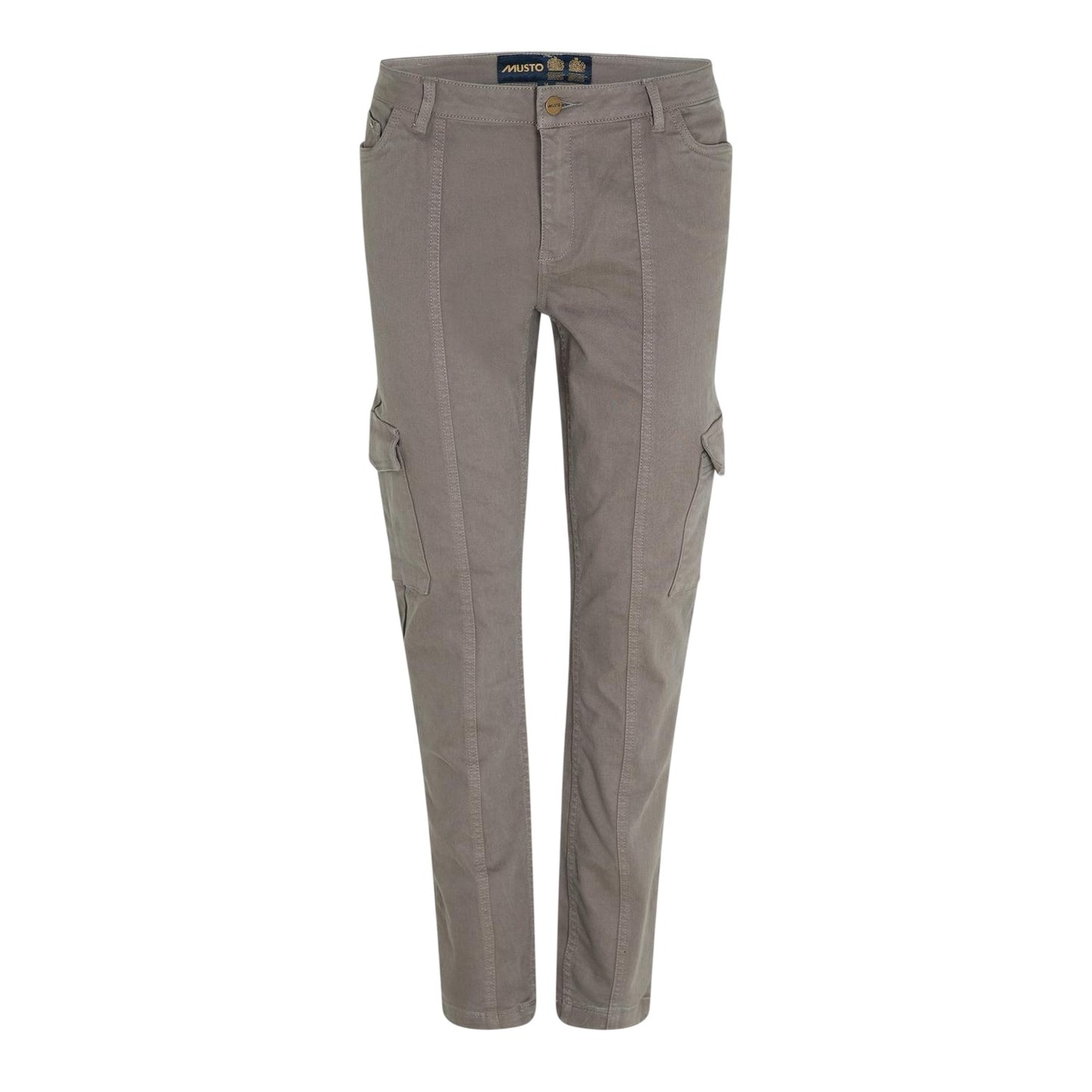 Grey - Front - Musto Womens-Ladies Utility Pocket Straight Leg Trousers