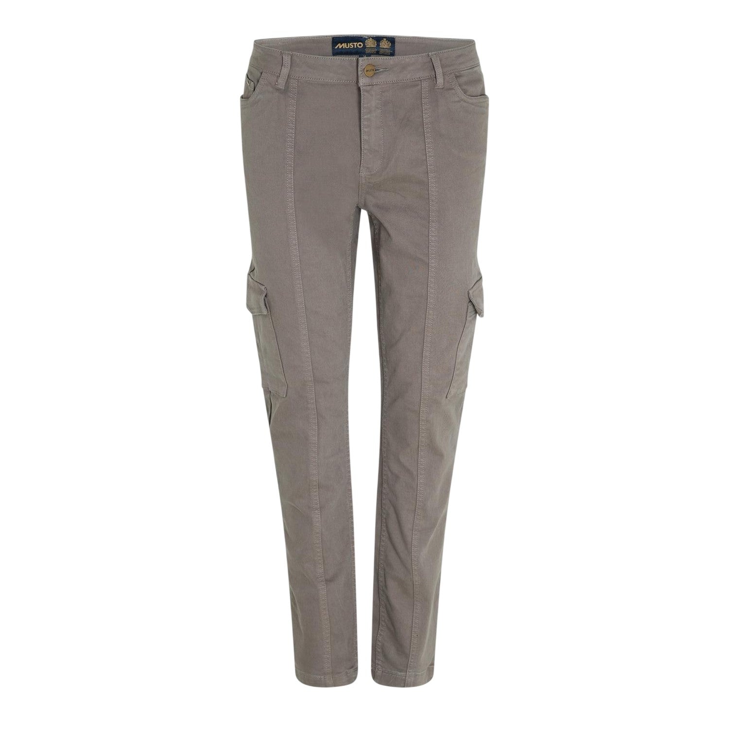 Grey - Front - Musto Womens-Ladies Utility Pocket Straight Leg Trousers