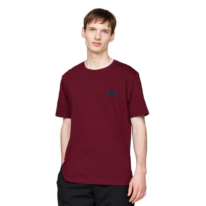 Purple - Side - Tommy Hilfiger Mens Logo Embroidered T-Shirt