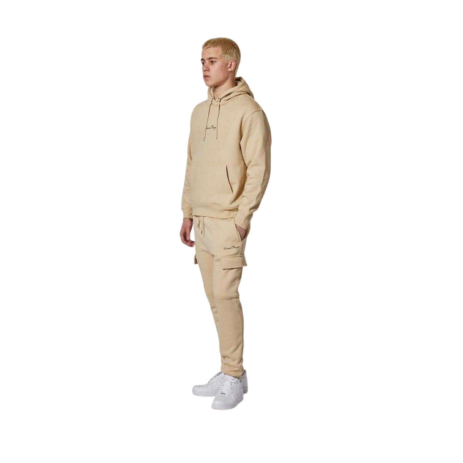 Stone - Lifestyle - Criminal Damage Mens Logo Relaxed Fit Hoodie