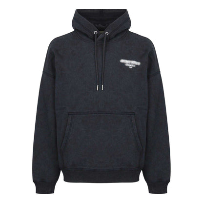 Black - Front - Jack Wills Mens Script Long-Sleeved Hoodie