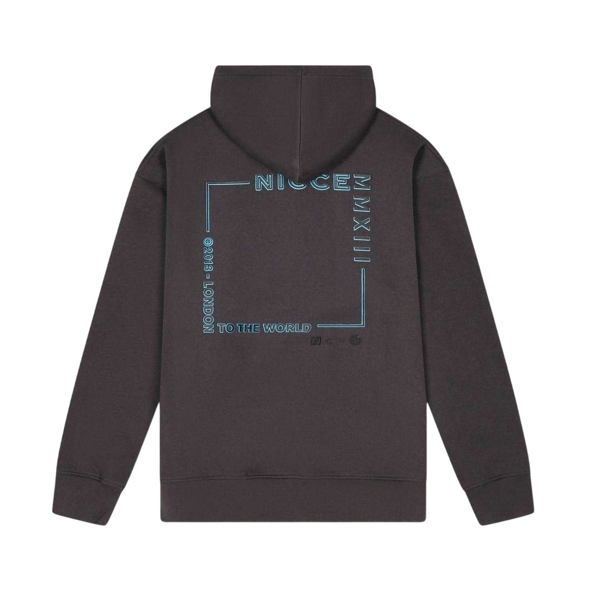 Coal - Back - Nicce Mens Davido Long-Sleeved Hoodie