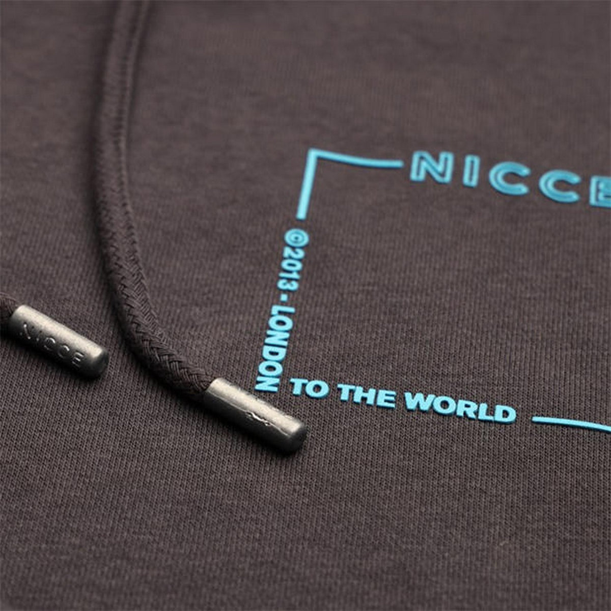 Coal - Side - Nicce Mens Davido Long-Sleeved Hoodie
