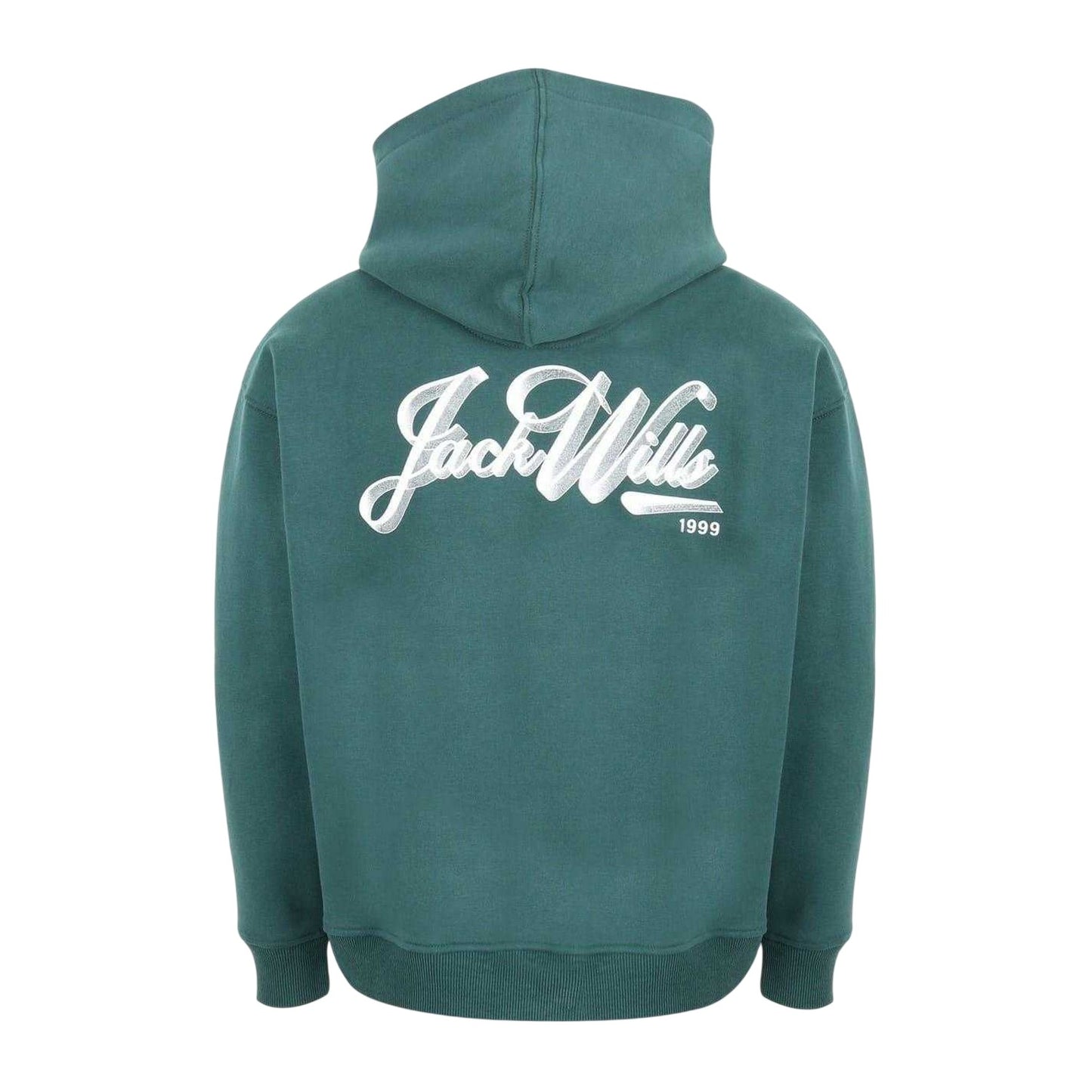 Green-White - Back - Jack Wills Womens-Ladies Oth Script Cotton Hoodie