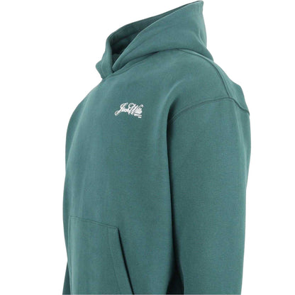 Green-White - Side - Jack Wills Womens-Ladies Oth Script Cotton Hoodie