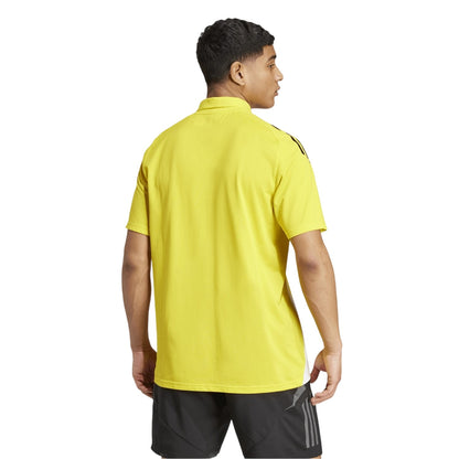 Yellow-White - Back - Adidas Mens Tiro 24 Competition Polo Shirt