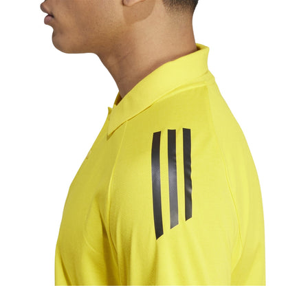 Yellow-White - Side - Adidas Mens Tiro 24 Competition Polo Shirt