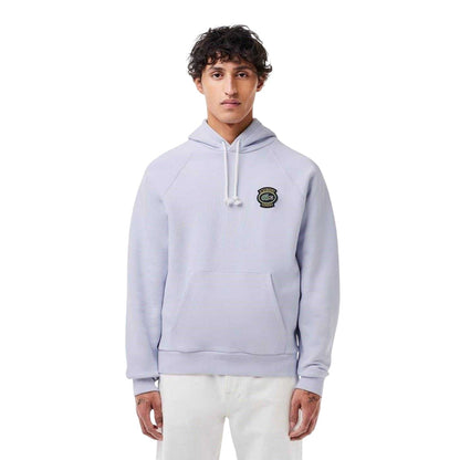 Blue - Lifestyle - Lacoste Mens Heritage Logo Hoodie