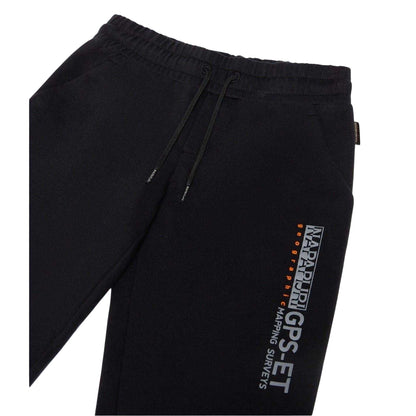 Black - Side - Napapijri Childrens-Kids Geographic Joggers