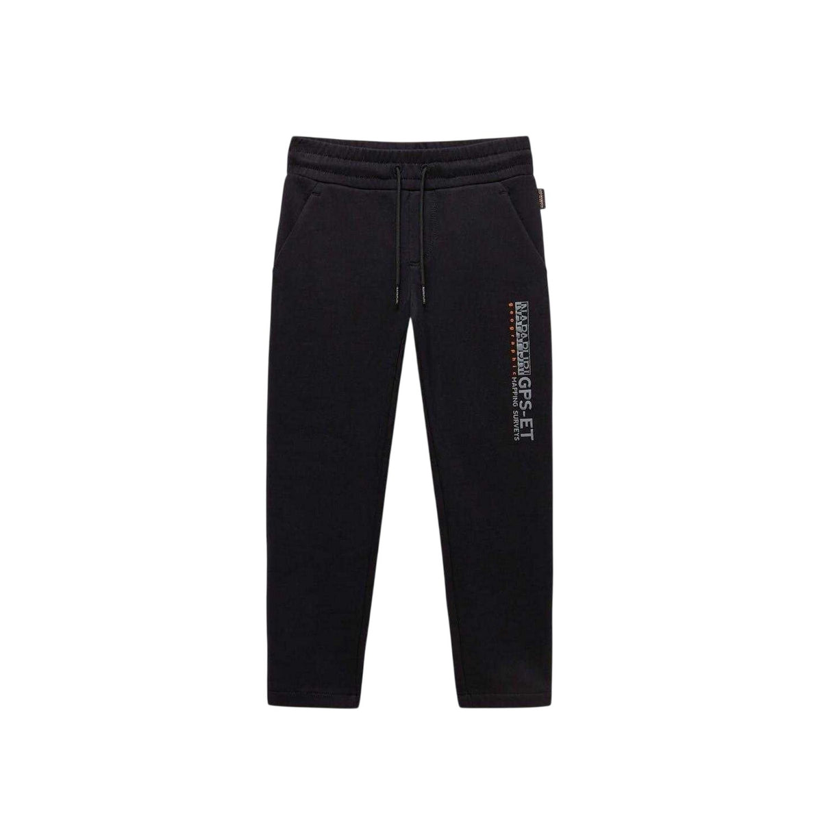 Black - Front - Napapijri Childrens-Kids Geographic Joggers