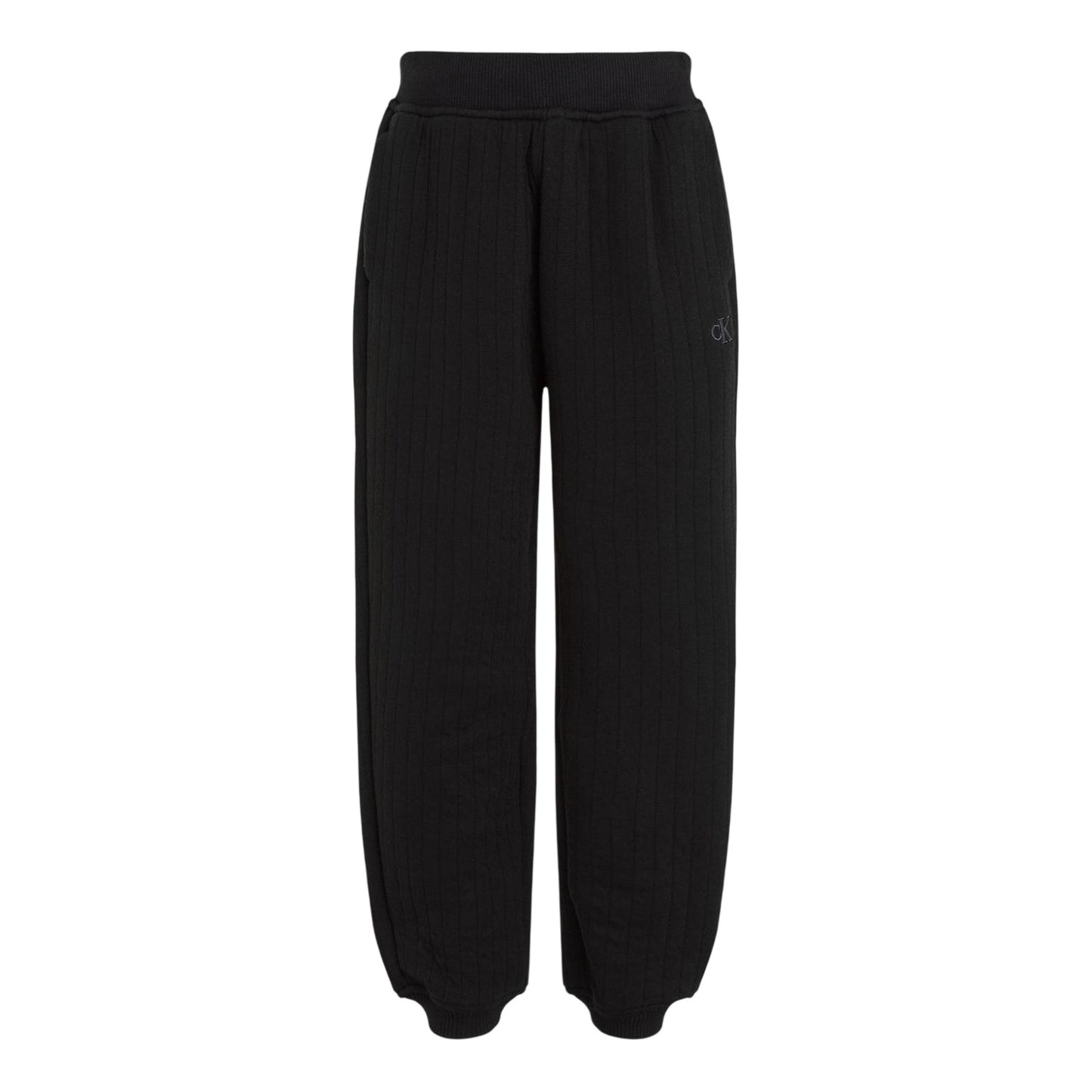 Black - Front - Calvin Klein Childrens-Kids Relaxed Fit Joggers