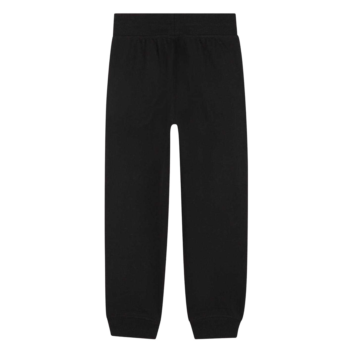 Black - Back - Hugo Childrens-Kids French Terry Logo Joggers