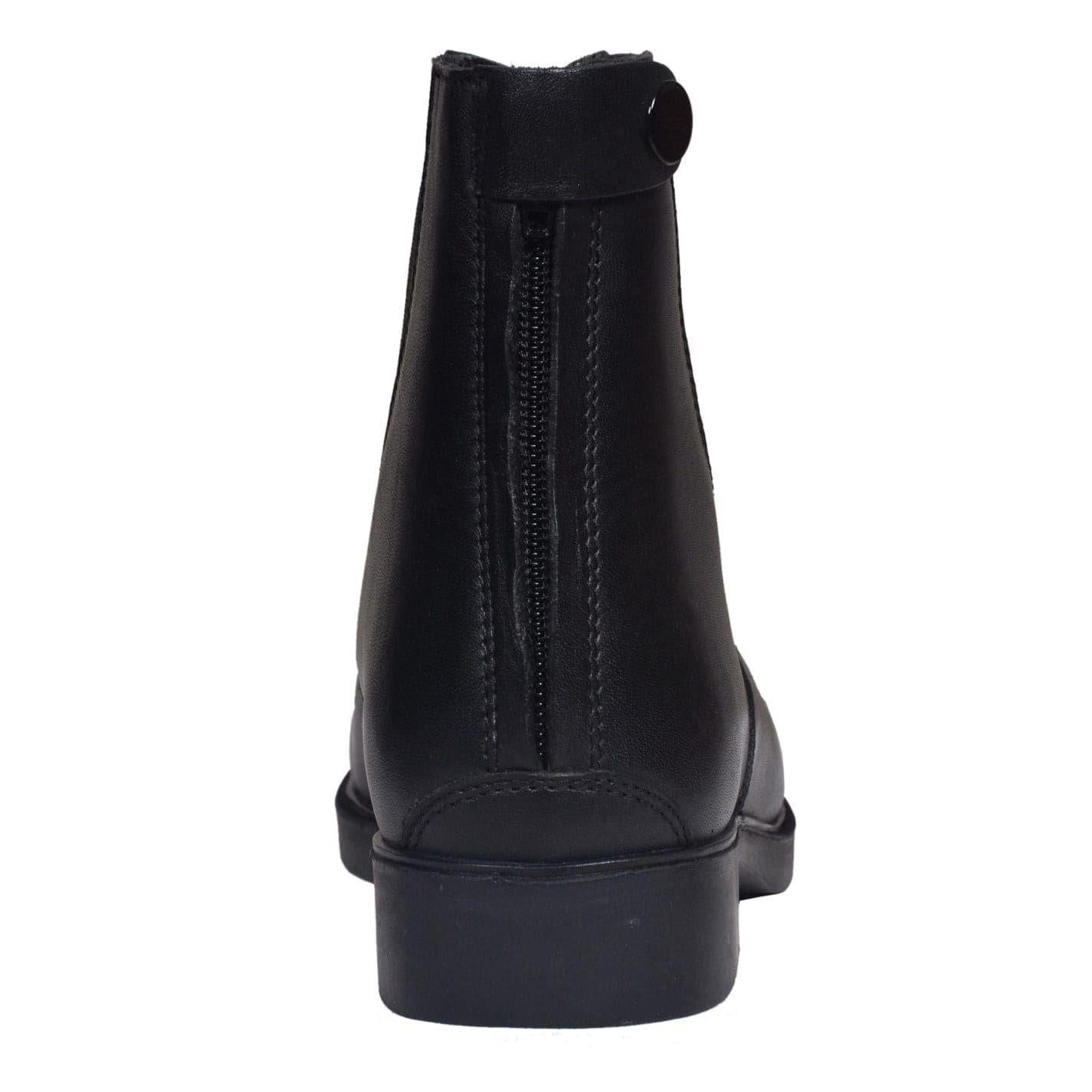Black - Side - Requisite Womens-Ladies Tulsi Leather Riding Boots