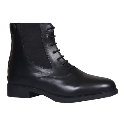 Black - Front - Requisite Womens-Ladies Tulsi Leather Riding Boots