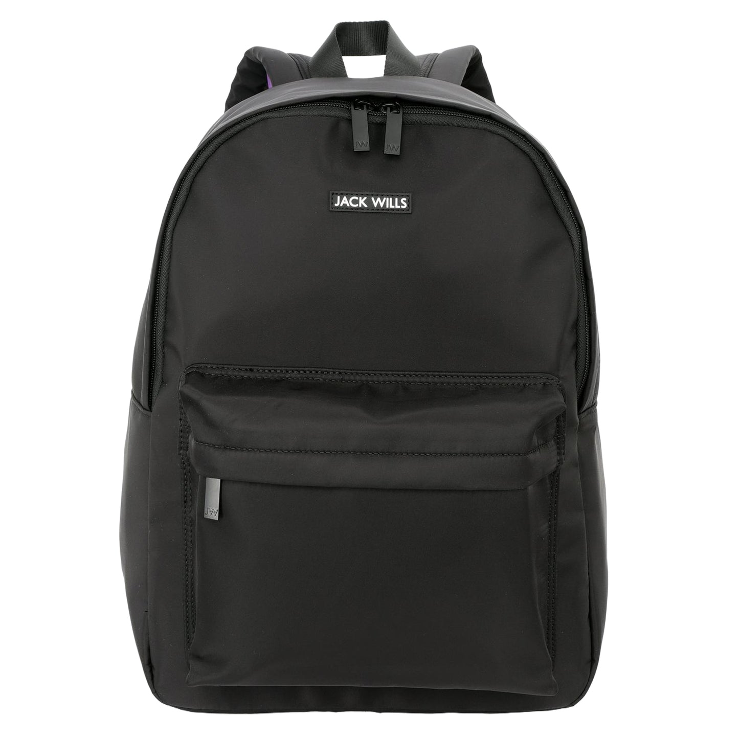 Black - Front - Jack Wills Classic Logo Backpack