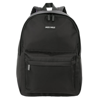 Black - Front - Jack Wills Classic Logo Backpack