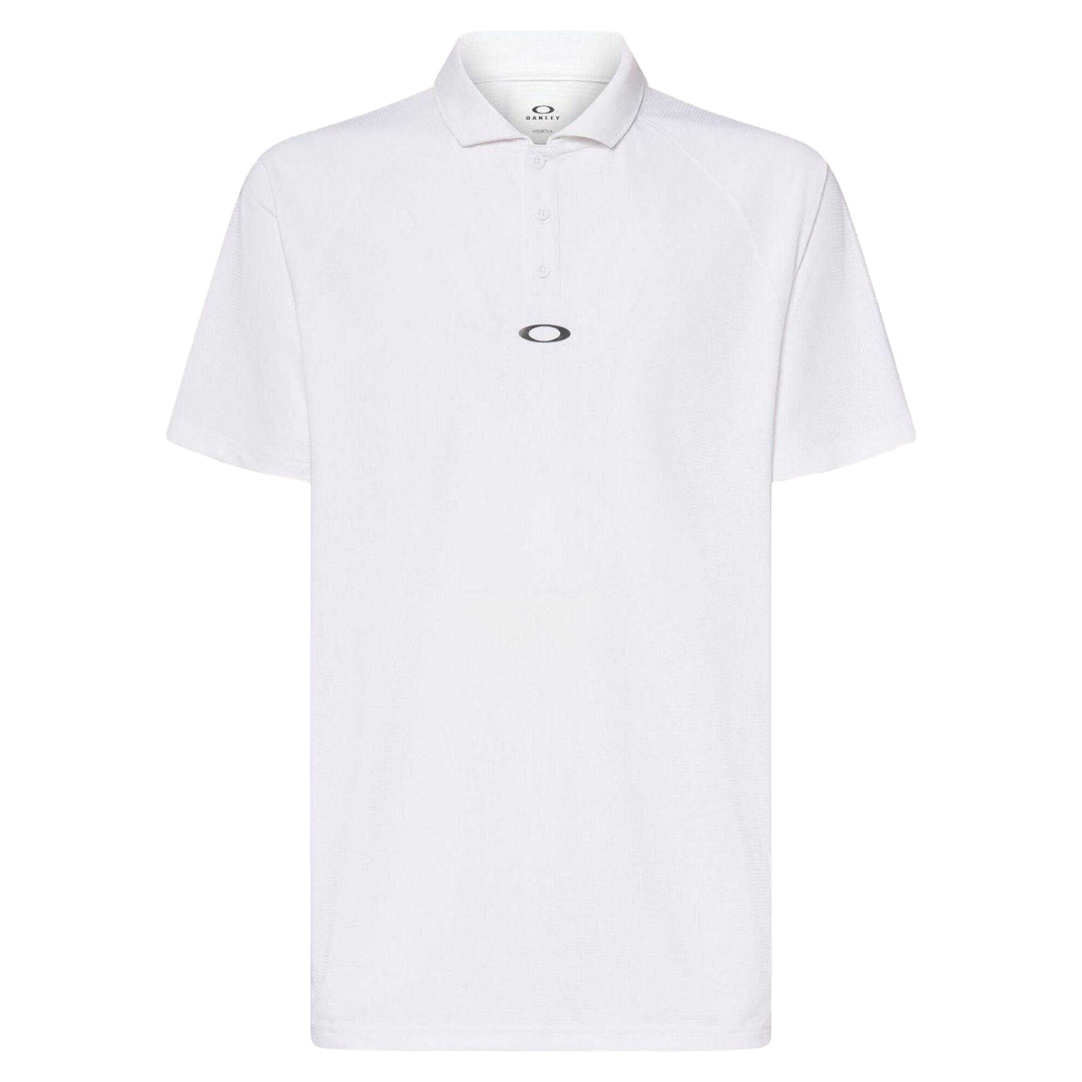 White - Front - Oakley Mens Iconic Logo Polo Shirt