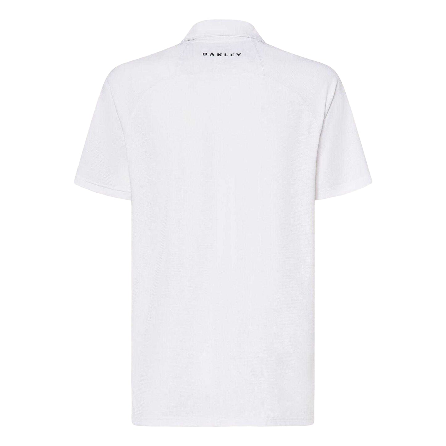 White - Back - Oakley Mens Iconic Logo Polo Shirt
