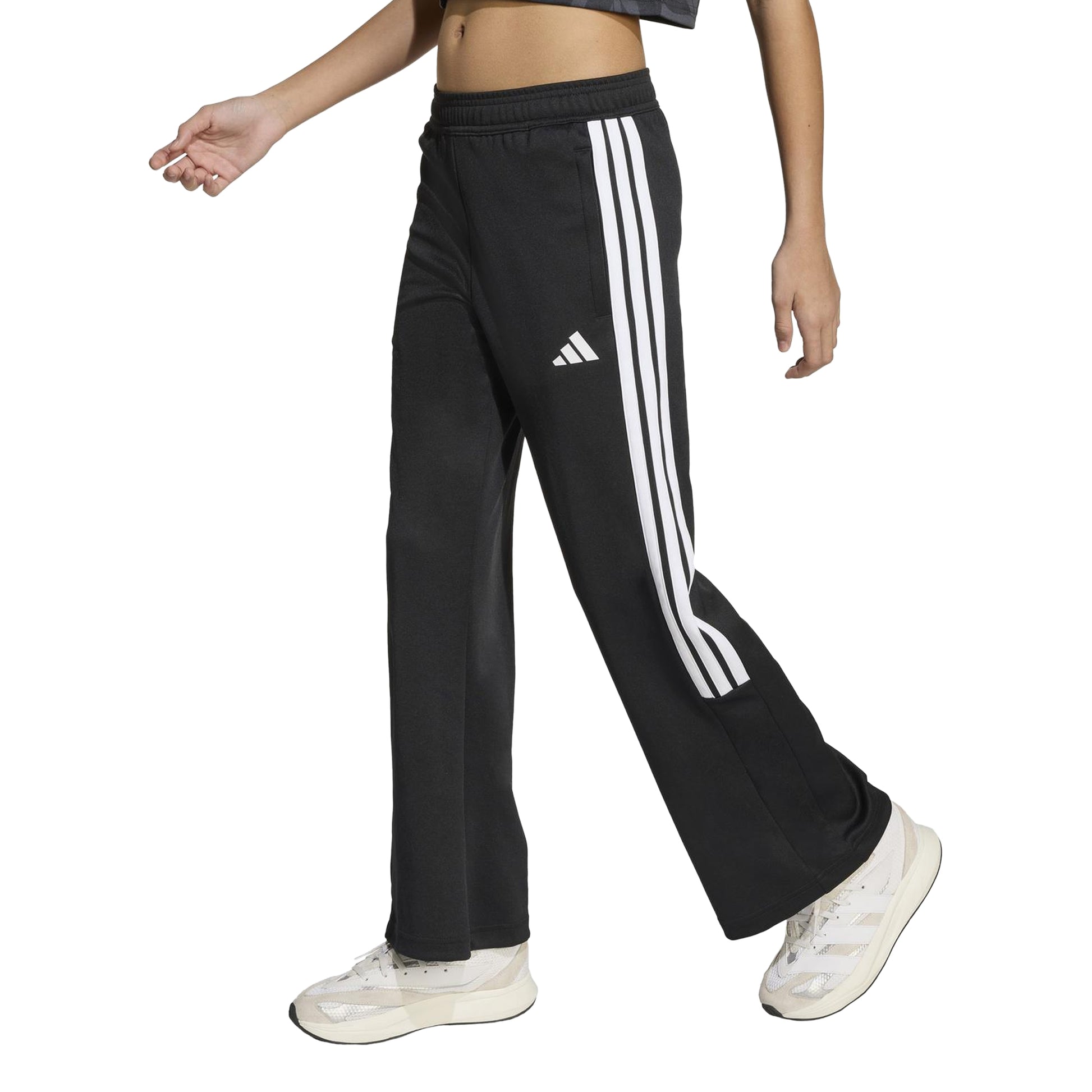 Black-White - Back - Adidas Childrens-Kids House Of Tiro Colors Of Football 3 Stripes Joggers