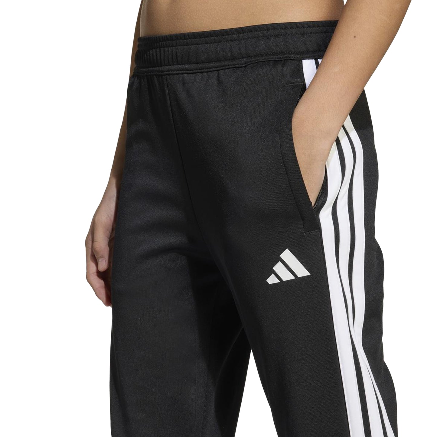 Black-White - Pack Shot - Adidas Childrens-Kids House Of Tiro Colors Of Football 3 Stripes Joggers