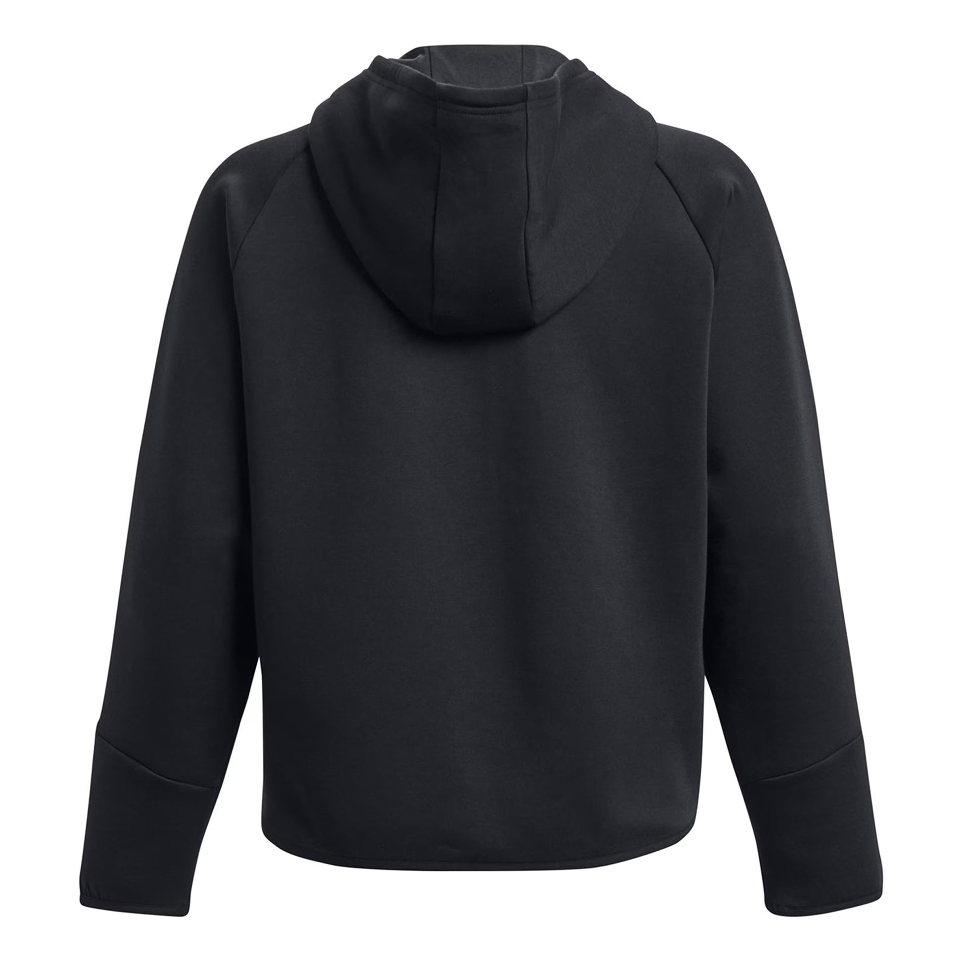 Black - Back - Under Armour Womens-Ladies Unstoppable Two Tone Sweat Jacket