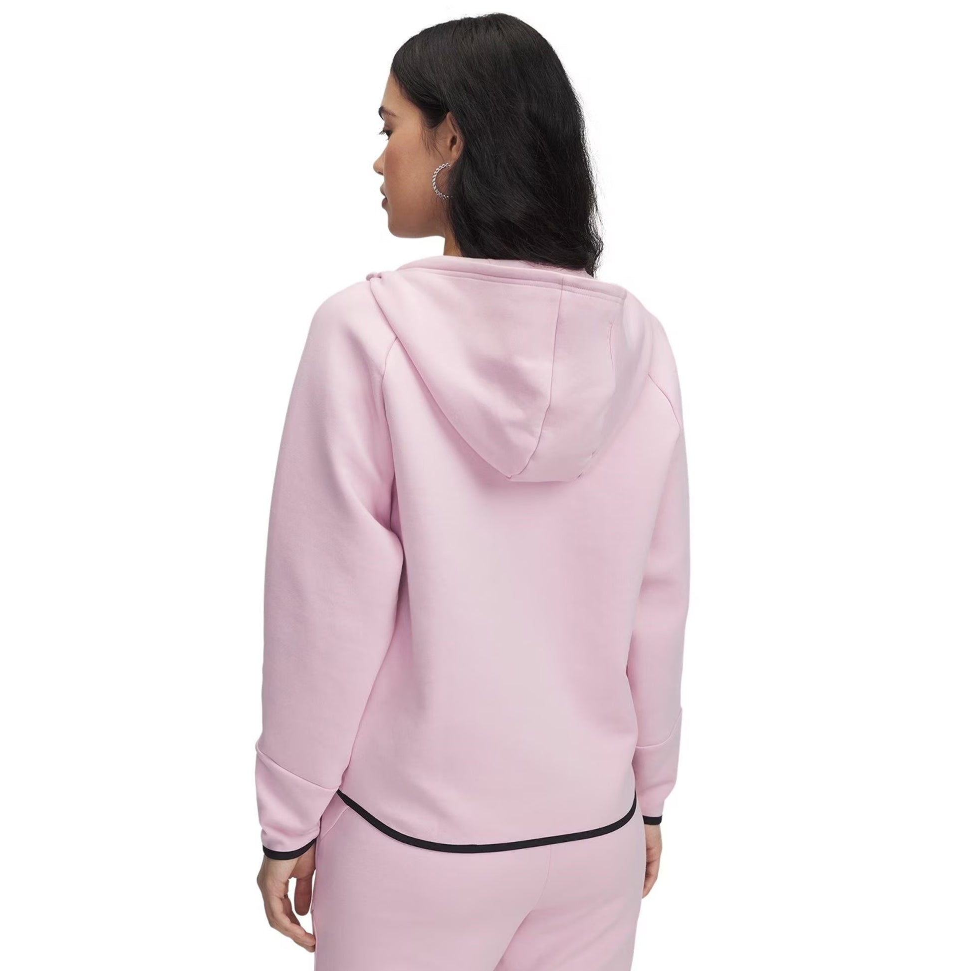Pink - Lifestyle - Under Armour Womens-Ladies Unstoppable Two Tone Sweat Jacket