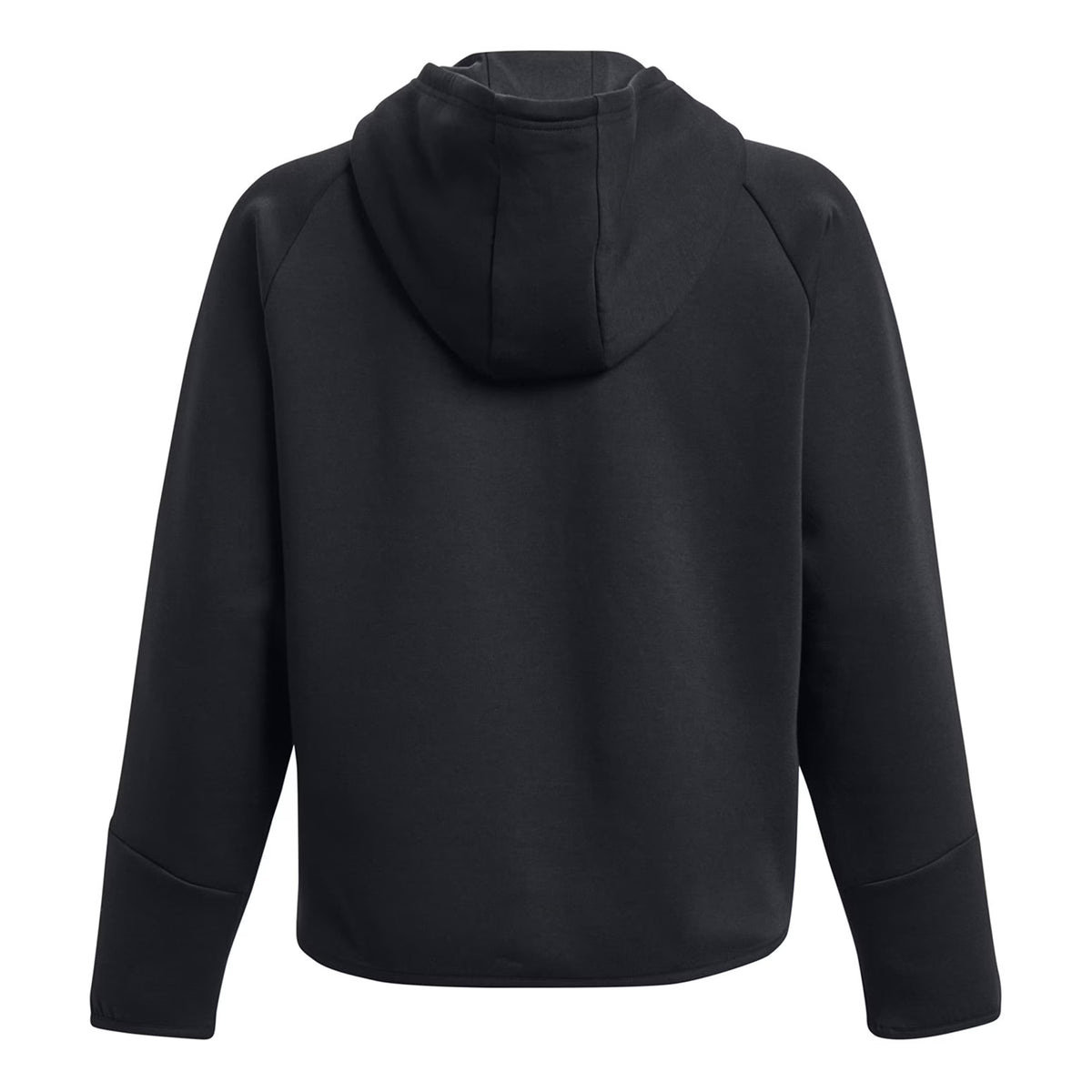 Black - Back - Under Armour Womens-Ladies Unstoppable Two Tone Sweat Jacket
