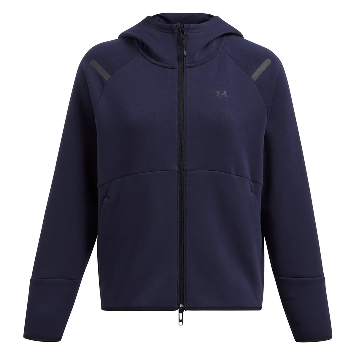 Blue - Front - Under Armour Womens-Ladies Unstoppable Two Tone Sweat Jacket