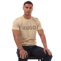 Beige - Back - Hugo Mens Dulivio T-Shirt